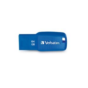 Verbatim 64GB Ergo USB 3.0 Flash Drive – Blue, 70879