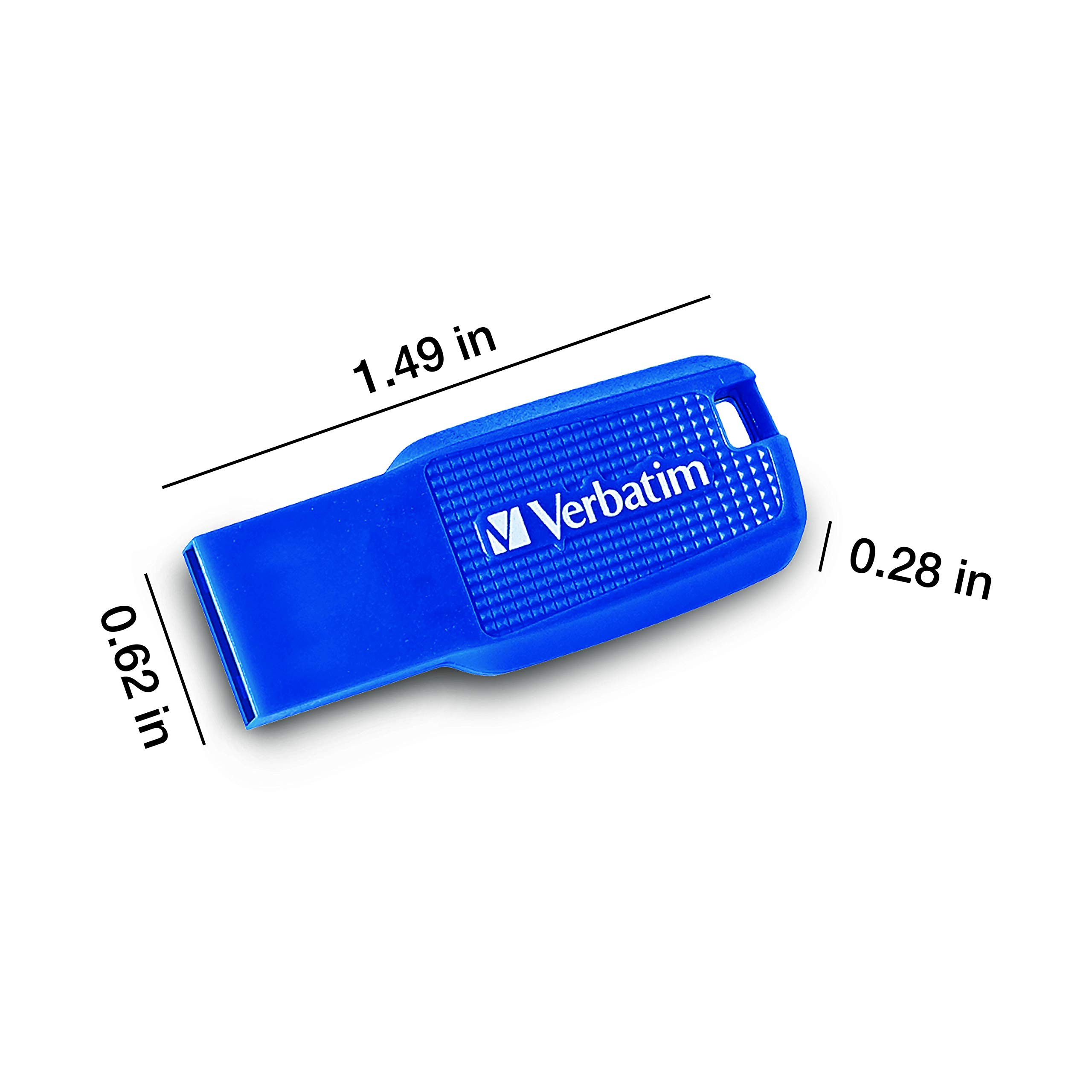 Verbatim 64GB Ergo USB 3.0 Flash Drive – Blue, 70879