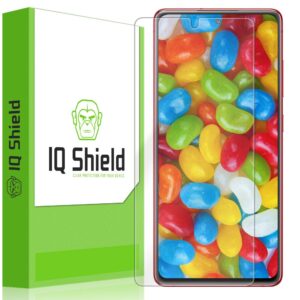 iqshield screen protector compatible with samsung galaxy s20 fe (6.5 inch, fan edition)(2-pack) (case friendly) anti-bubble clear tpu film