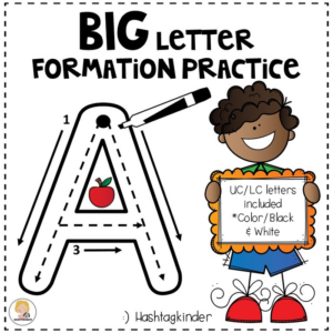 big letter formation practice