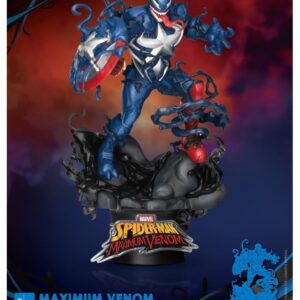 Beast Kingdom Maximum Venom: Captain America DS-065 D-Stage Statue, Multicolor