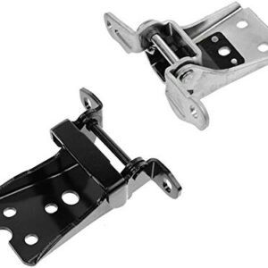 Marketplace Auto Parts Left Driver Side Upper and Lower Door Hinge 2 Piece Set - Compatible with 1980-1997 Ford F-250