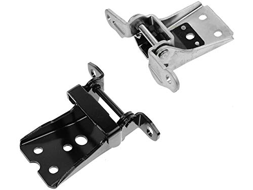 Marketplace Auto Parts Left Driver Side Upper and Lower Door Hinge 2 Piece Set - Compatible with 1980-1997 Ford F-250