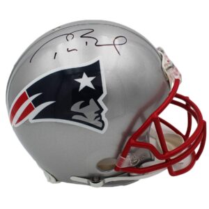 Tom Brady Autographed/Signed New England Current Authentic Helmet