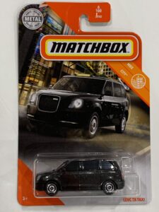 matchbox 2020 mbx city #6/100, levc-tx taxi (black)