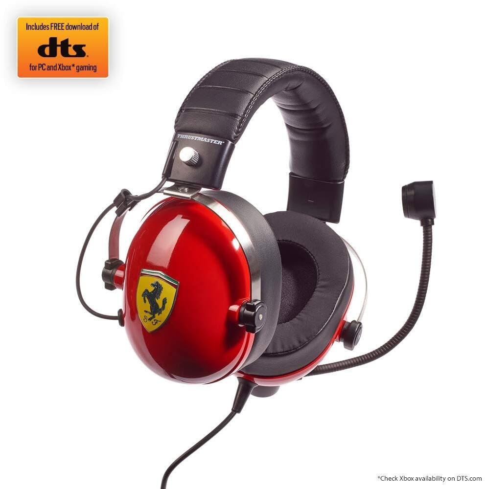 Thrustmaster T.Racing Scuderia Ferrari DTS Edition (Compatible with PS5, PS4, XBOX Series X/S, One, PC)