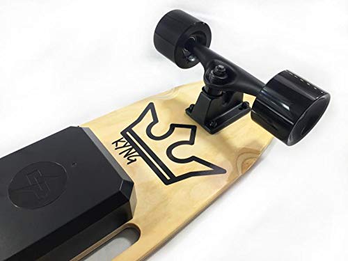 KYNG Electric Skateboard with Wireless LED Remote, 29" for Youth and Adults 15 MPH, 350W Motor, 10 Mile Range, Adjustable Speed and Braking, 7 Layer Maple Deck, 175lb Weight Load, Kids and Adult