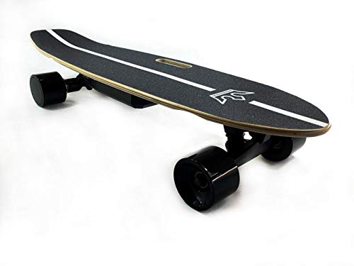 KYNG Electric Skateboard with Wireless LED Remote, 29" for Youth and Adults 15 MPH, 350W Motor, 10 Mile Range, Adjustable Speed and Braking, 7 Layer Maple Deck, 175lb Weight Load, Kids and Adult