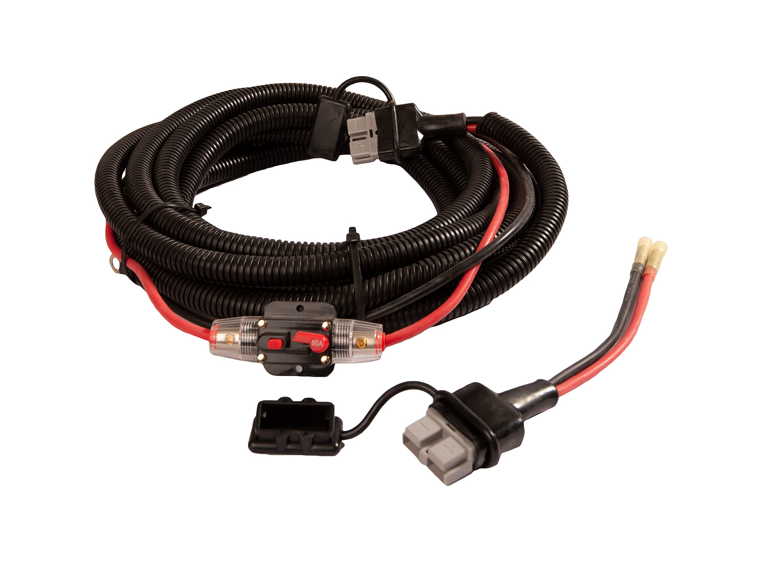 Pro Controll Trolling Motor Quick Connectors Battery Harness Kit with 60 AMP Circuit Breaker Bundle