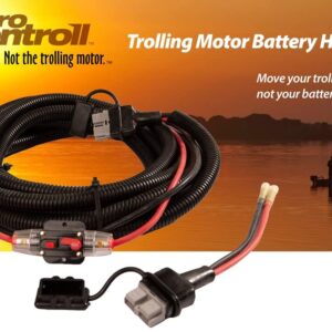 Pro Controll Trolling Motor Quick Connectors Battery Harness Kit with 60 AMP Circuit Breaker Bundle