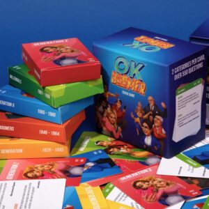 QUOKKA OK Boomer Family Games for Kids and Adults - Board Games for Family Night - Trivia Card Games for Adults & Family Volume ll - Fun Party Millennials vs Boomers Game for Ages 15+