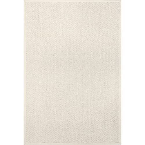 nuLOOM Natural Textured Suzanne Area Rug, 10x14, Cream