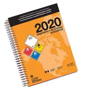 labelmaster 2020 emergency response guidebook (erg), spiral bound, pocket size, guide to help when responding to transportation emergencies involving hazardous materials