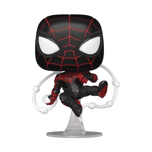 Funko POP Games: Marvel’s Spider-Man: Miles Morales - Miles Advanced Tech Suit, Multicolor, Standard