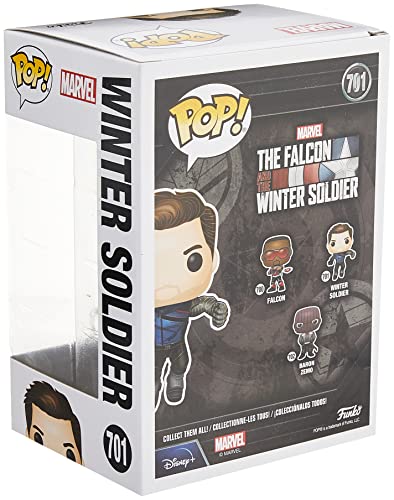 POP Funko Marvel: The Falcon and The Winter Soldier - Winter Soldier Multicolor, 3.75 inches, Standard