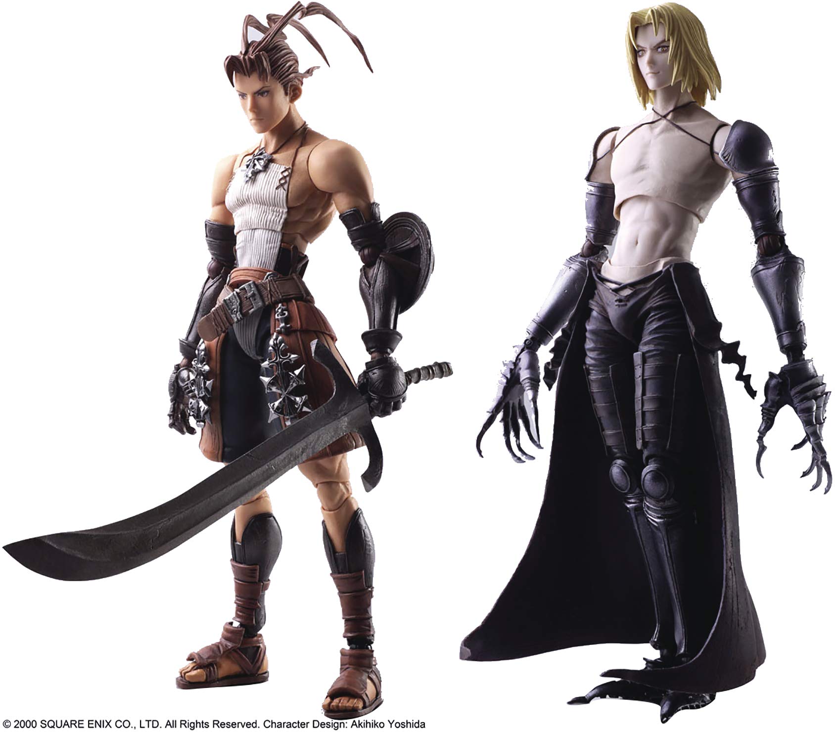 Square Enix Vagrant Story: Ashley Riot & Sydney Losstarot Bring Arts Action Figure, Multicolor