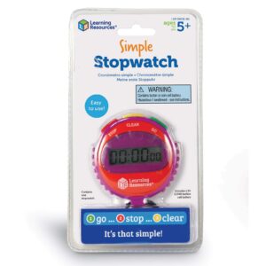 learning resources simple stopwatch, multicolor
