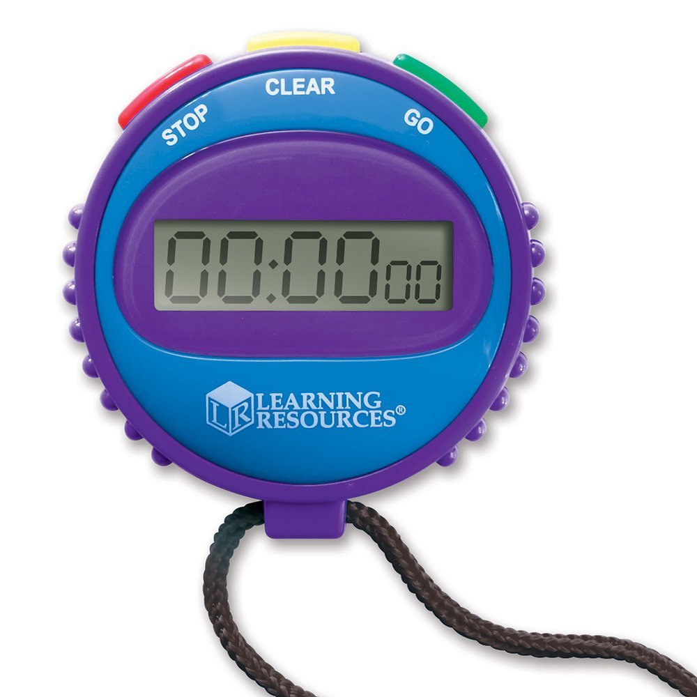 Learning Resources Simple Stopwatch, Multicolor