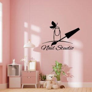 smileart nail studio home decoration accessories wall stickers for women for living room beauty salon bedroom home decor