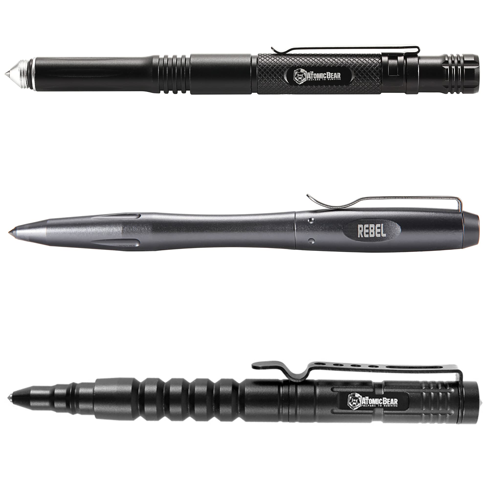 The Atomic Bear Tactical Pen Bundle