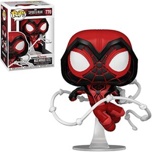 funko pop! games: marvel’s spider-man: miles morales - miles red suit