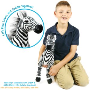 VIAHART Zebenjo The Zebra - 16 Inch Stuffed Animal Plush - by Tiger Tale Toys