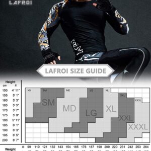 LAFROI Men's Quick Dry Cool Compression Fit Tights Leggings Waistband-YSK08 Lion Dance Size MD