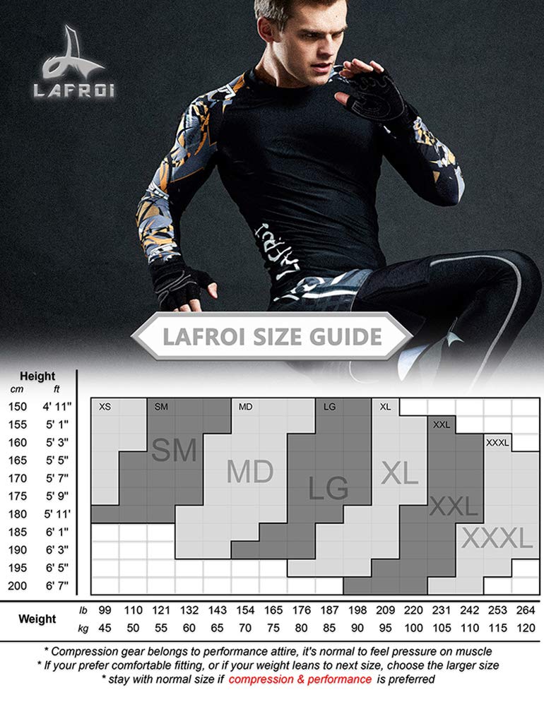 LAFROI Men's Quick Dry Cool Compression Fit Tights Leggings Waistband-YSK08 Lion Dance Size MD