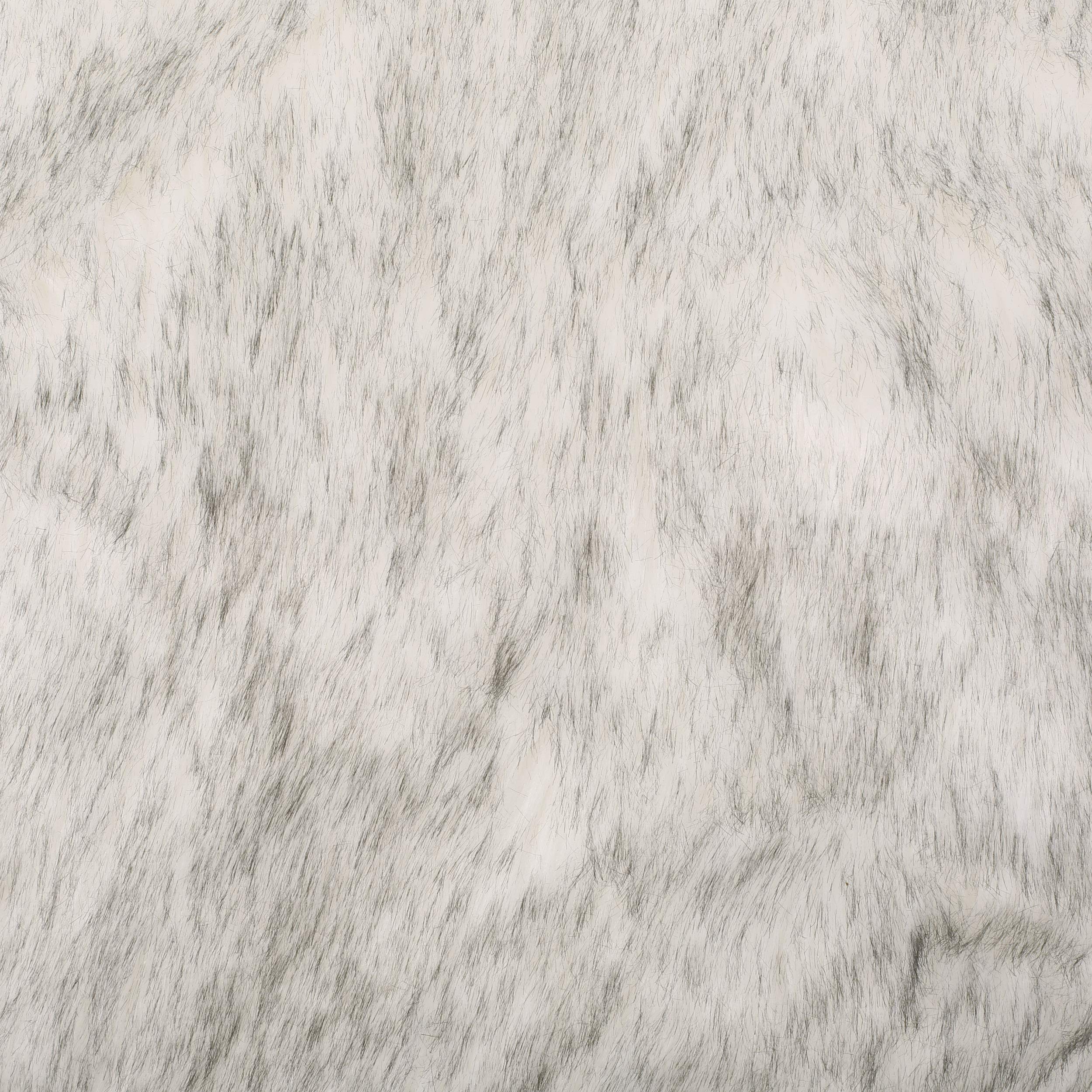 Christopher Knight Home Schley 5 Foot Bean Bag - Short Faux Fur - White/Gray