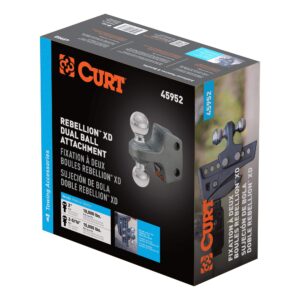 CURT 45952 Replacement Rebellion XD Dual Ball, 2, 2-5/16-Inch, Up to 15K