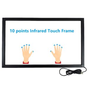 deyowo 26 inch interactive 10 points infrared ir touch screen overlay frame free drive