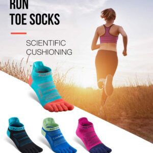 AONIJIE Toe Socks for Men and Women High Performance Athletic Five Finger Socks Soft,Comfortable and Breathable, Ankle-Medium