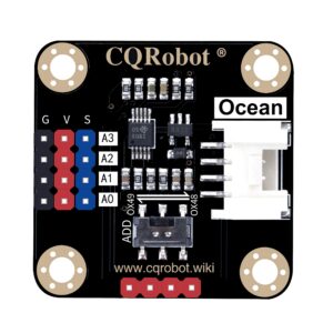 CQRobot Ocean: ADS1115 16-Bit Sensor Analog Signal and Digital Signal Acquisition or Conversion ADC Module. 3.3V to 5V, I2C Interface, Compatible with Arduino, Raspberry Pi and Other Motherboards.