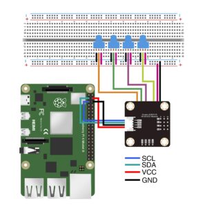 CQRobot Ocean: ADS1115 16-Bit Sensor Analog Signal and Digital Signal Acquisition or Conversion ADC Module. 3.3V to 5V, I2C Interface, Compatible with Arduino, Raspberry Pi and Other Motherboards.