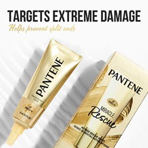 Pantene Shampoo and Conditioner Set Pure Clean & Clarify plus Hair Mask Rescue Shot Treatment, Silicone Free, Nutrient Blends, transparent