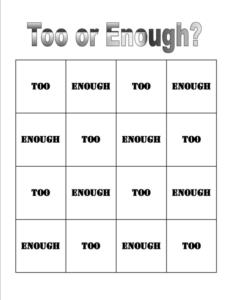 too or enough? commonly confused adverbs