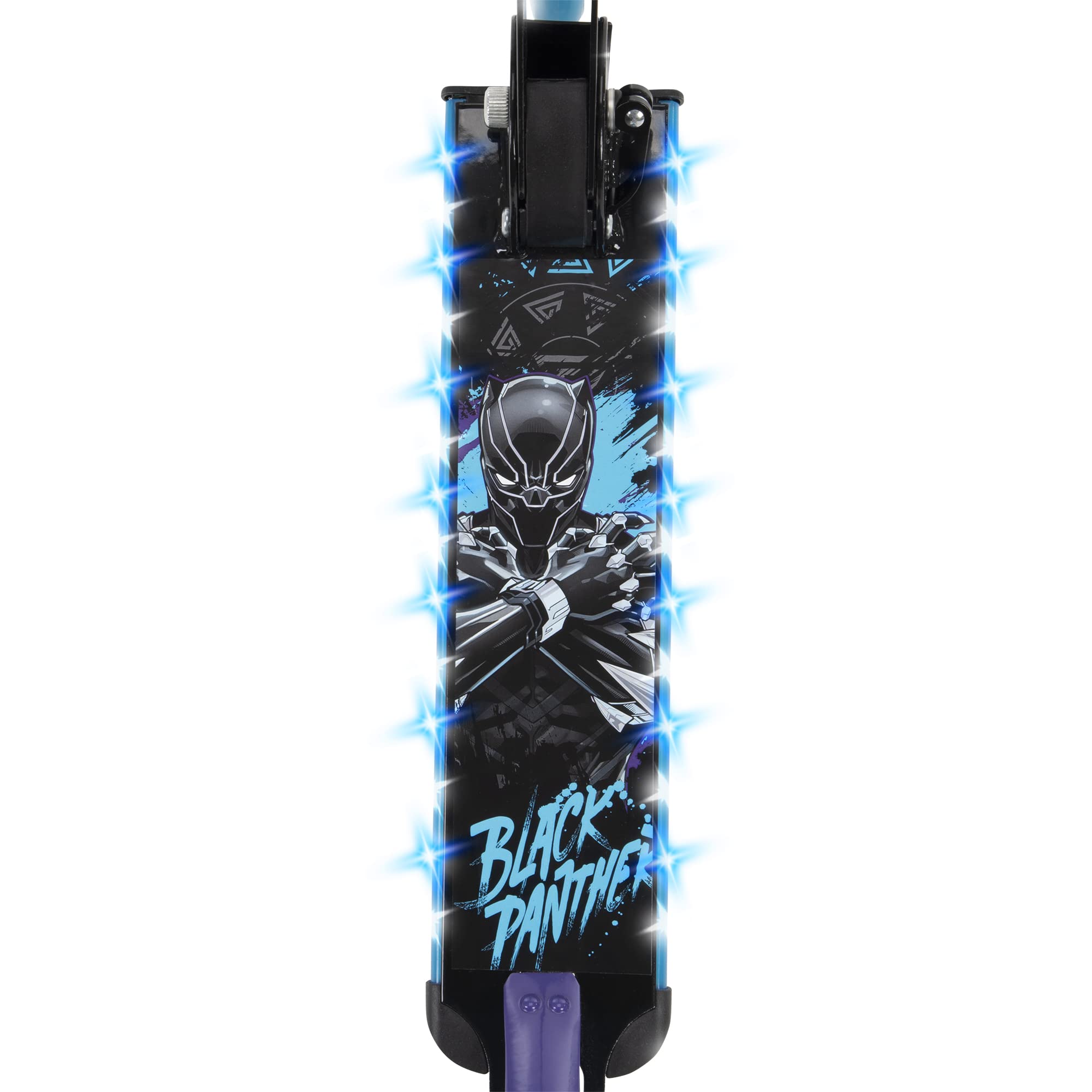 Huffy Disney Frozen Electro-Light Inline Scooter for Kids, Blue