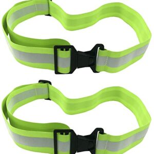 HiVisible 2 Reflective Belt for Running Army PT Belt Reflective Running Gear