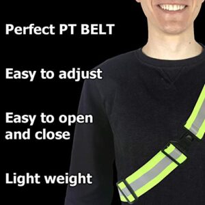 HiVisible 2 Reflective Belt for Running Army PT Belt Reflective Running Gear