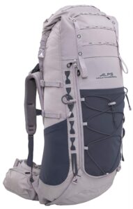 alps mountaineering nomad 50l, gray/gray, 50 liters