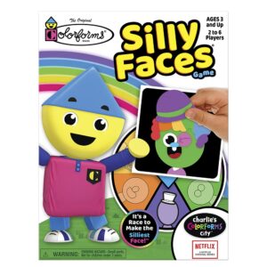 Colorforms — Silly Faces Game — Family Fun with Classic Activity — Ages 3+