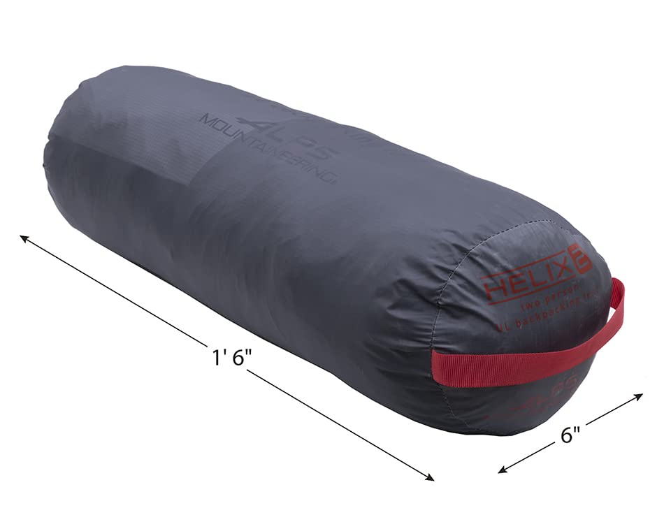 ALPS Mountaineering Helix 2-Person Tent - Charcoal/Red