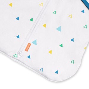 SwaddleMe Room to Grow Swaddle - 0-6 Months, 1-Pack (Triangle Sprinkles) Baby Swaddle Wrap Grows with Baby, Transitioning to Arms Out Sleep to Safely Roll and Self-Soothe