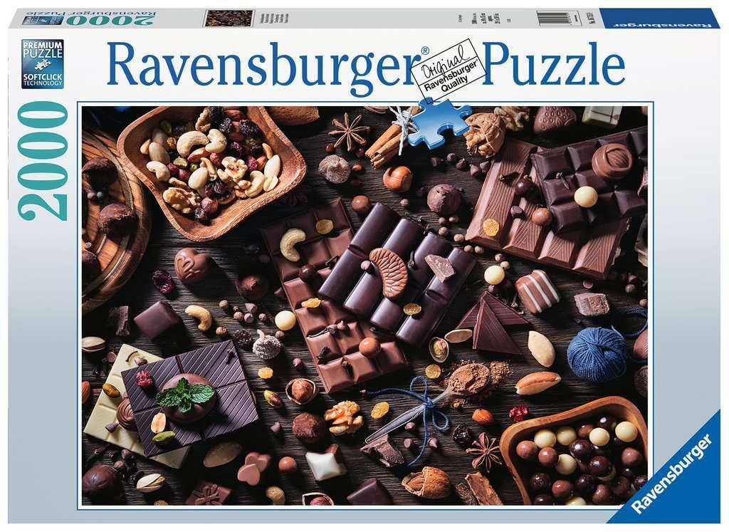 Ravensburger Chocolate Paradise 2000 Piece Jigsaw Puzzle for Adults - 16715 - Every Piece is Unique, Softclick Technology Means Pieces Fit Together Perfectly