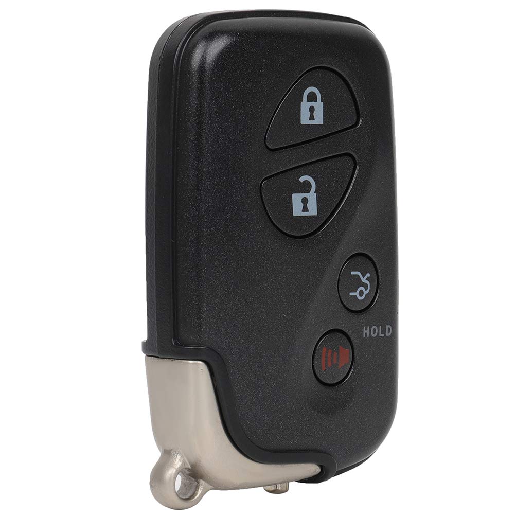 ZENITHIKE Replacement Keyless Entry Smart Proximity Remote Key Fob 4-Buttons Key Uncut Blade Replacement for L EXUS ES350 HYQ14AAB 1551A-14AAB 89904-30270 0140 271451-0140 Set of 1