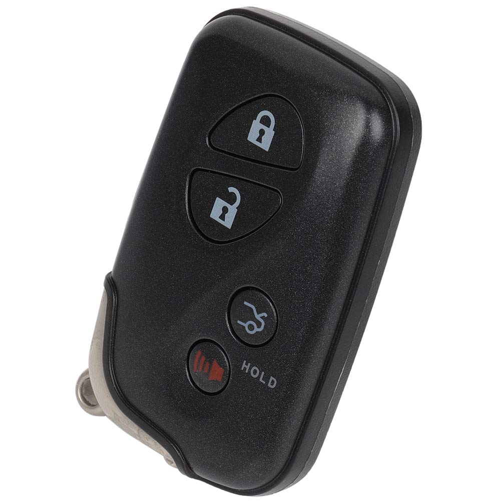 ZENITHIKE Replacement Keyless Entry Smart Proximity Remote Key Fob 4-Buttons Key Uncut Blade Replacement for L EXUS ES350 HYQ14AAB 1551A-14AAB 89904-30270 0140 271451-0140 Set of 1