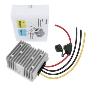 dkplnt 20A 240W 12v Golf Cart 48V 36V to 12V Converter Voltage Regulator Reducer Transformer with Fuse