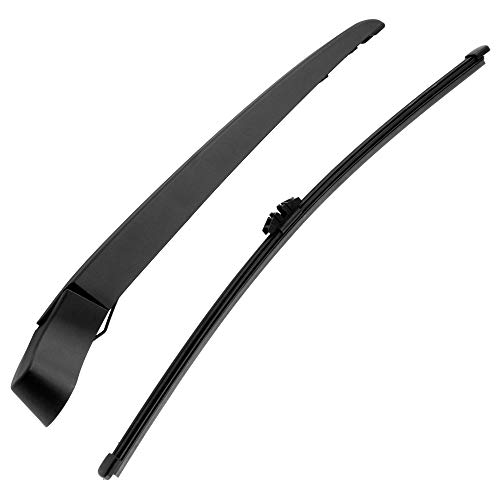 BOXI Rear Windshield Back Wiper Arm Blade Set Compatible for BMW E70 X5 2006 2007 2008 2009 2010 2011 2012 2013 (Replace 61627206357 61627161028)