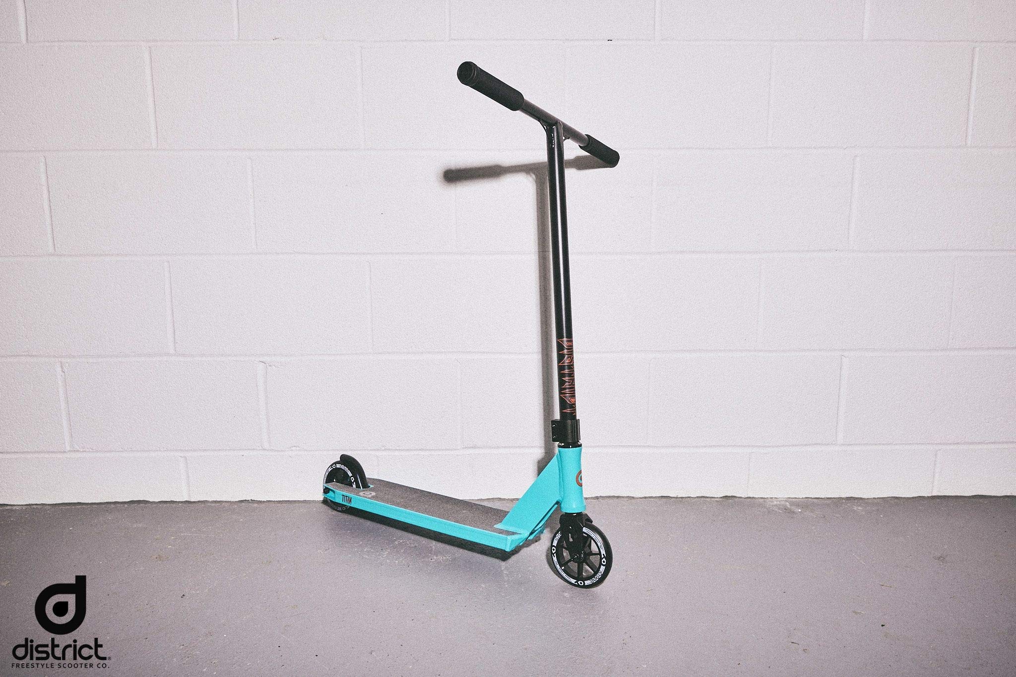 District Pro Scooters Titan Complete Stunt Street Scooter - Intermediate and Beginner Freestyle Scooter for Kids, Teens, and Adults of Any Age