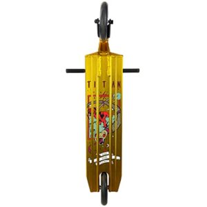 District Pro Scooters Titan Complete Stunt Street Scooter - Intermediate and Beginner Freestyle Scooter for Kids, Teens, and Adults of Any Age